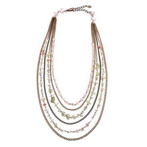 ALI KHAN multi strand Necklace